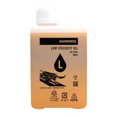 SHIMANO minerální olej MTB SM-LVOIL 500 ml low viscosity pro SHIMANO kotoucove brzdy