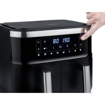 Severin FR 2453 horkovzdušná fritéza dual 2 x 3,8 l