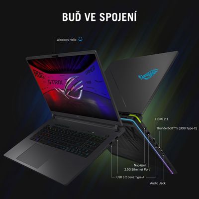 ASUS ROG Strix G18 G815LR-NEBULA002W Eclipse Gray kovový