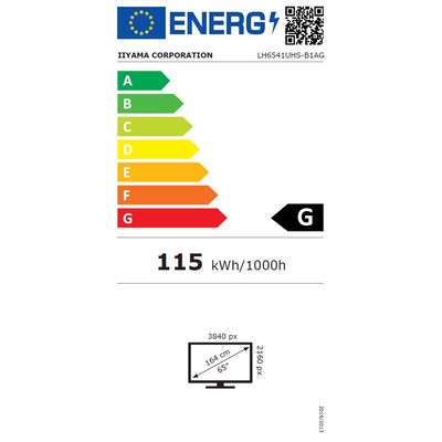 iiyama LH6541UHS-B1AG 65
