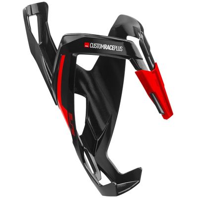 Košík Elite Custom Race Plus, černý lesklý/červený