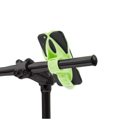 BONE Bike Tie 4 - Luminous Green, držák na kolo pro mobil 4.7-7.2