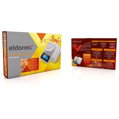 ELDONEX DiamondPro přesná setinová váha (0.01g), stříbrná