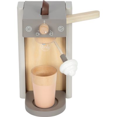 small foot Dřevěný kávovar s příslušenstvím Tasty šedý
