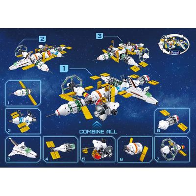 Sluban Space M38-B0731F Satellit F