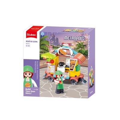 Sluban Metropolis M38-B1329A Hot dog vůz