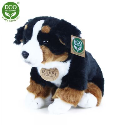 Rappa Plyšový pes bernský salašnický sedící 25 cm  ECO-FRIENDLY