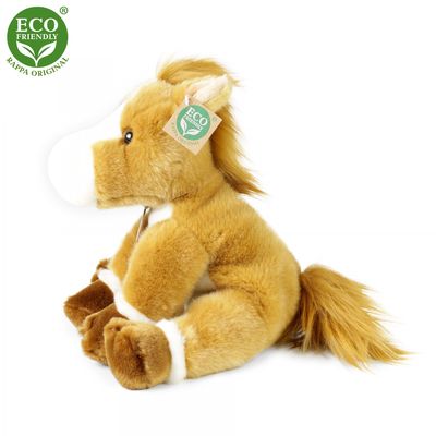 Rappa Plyšový kůň sedící 30 cm ECO-FRIENDLY