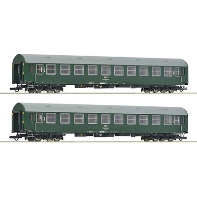 Roco Sada 2 ks osobních vagónů PKP - 6200102