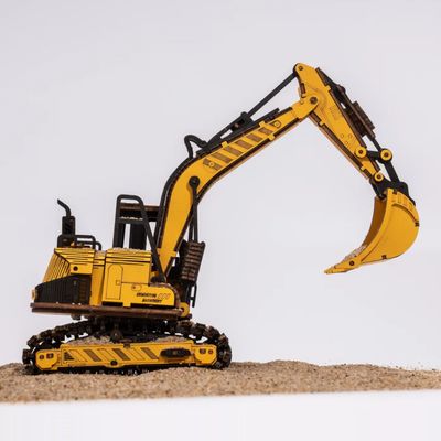 RoboTime dřevěné 3D puzzle Bagr