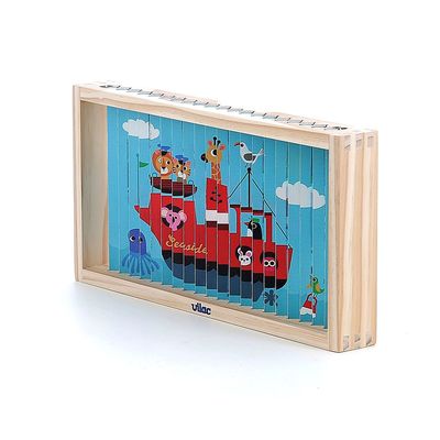 Vilac Dřevěná 4D skládačka Dopravní prostředky