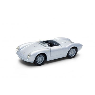 Welly Porsche 550 Spyder 1:34 stříbrné