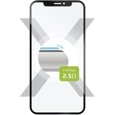 Ochranné tvrzené sklo FIXED Full-Cover pro Xiaomi Redmi Note 13, lepení přes celý displej, černé