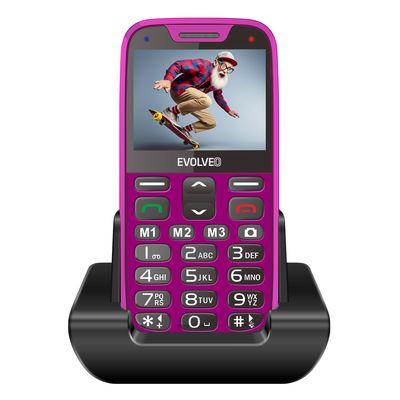 EVOLVEO EasyPhone XR růžový - rozbalené / použité