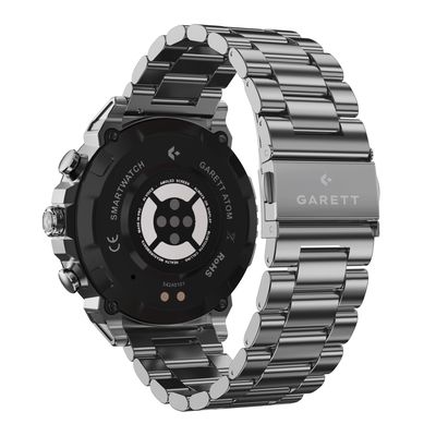 Garett Smartwatch Atom Silver Steel - rozbalené / použité