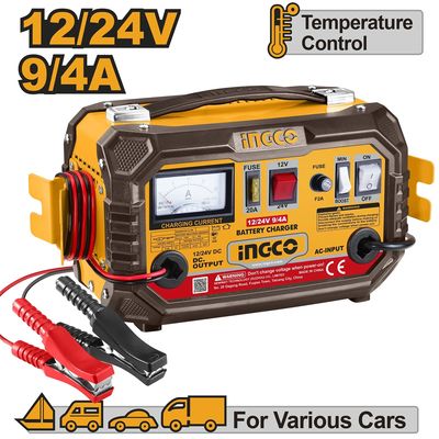 Ingco ING-CB1601 Nabíječka na autobaterie 12/24V