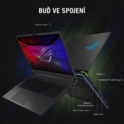 ASUS ROG Strix G18 G815LR-NEBULA009 Eclipse Gray kovový