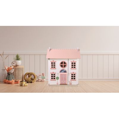 2Kids Toys Domeček s panenkami růžový