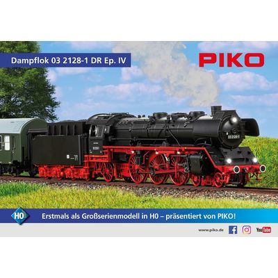 Piko Parní lokomotiva BR BR 03 DR IV - 50900