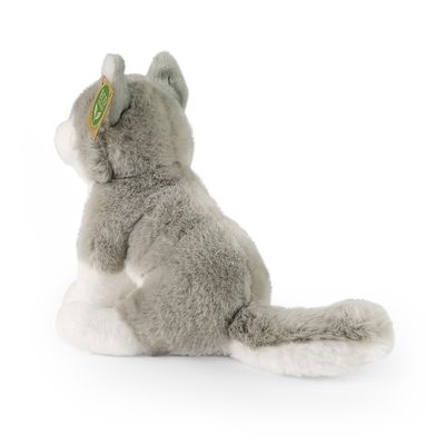 Rappa Plyšový pes husky sedící 23 cm SOFT COLLECTION, ECO-FRIENDLY