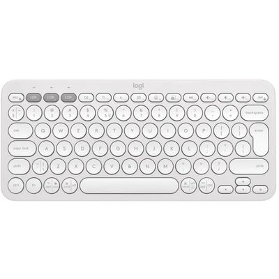 Logitech Pebble Keys 2 K380s, US, bezdrátová klávesnice, bílá