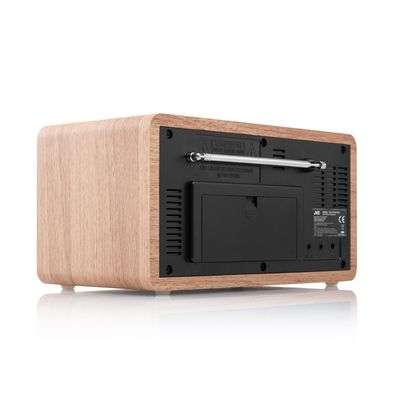 JVC RA-E731B-DAB, černý/dřevo - rozbalené / použité