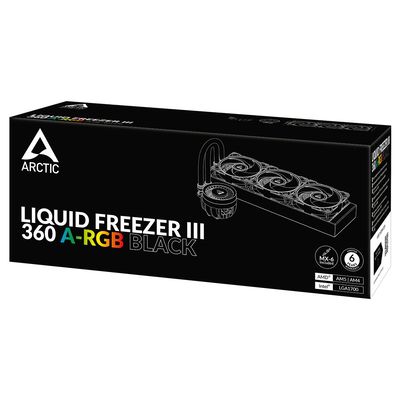 ARCTIC Liquid Freezer III 360 A-RGB (Black) - rozbalené / použité