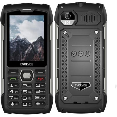 EVOLVEO StrongPhone H1 černo-stříbrný - rozbalené / použité