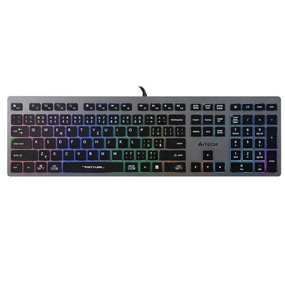 A4Tech FX60, (barevné podsvícení), šedá, CZ/SK - rozbalené / použité