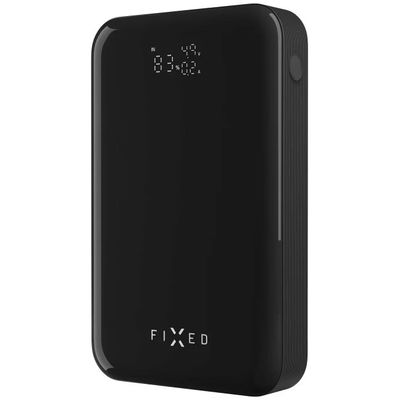Powerbanka FIXED Zen 20 Pro s LCD displejem a výstupem 130W, 20 000 mAh, černá