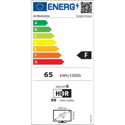 50 LG 50QNED70A6A