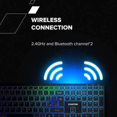 CANYON bezdrátová klávesnice HKB-W11