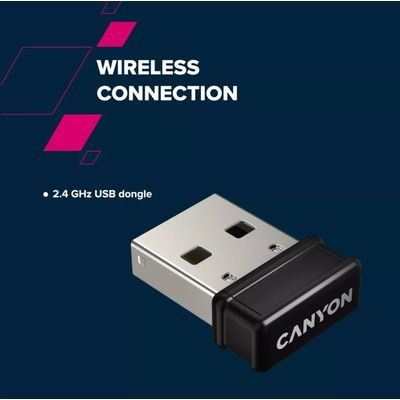 CANYON HKB-W03 bezdrátová klávesnice