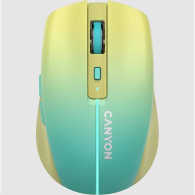 CANYON myš optická bezdrátová MW-44 žlutomodrá gradient