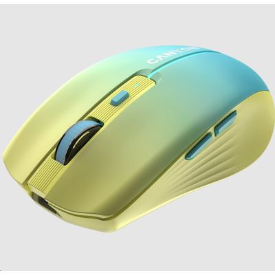 CANYON myš optická bezdrátová MW-44 žlutomodrá gradient