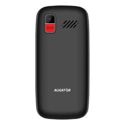 ALIGATOR A770 Senior černý + stolní nabíječka