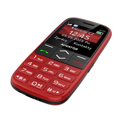 ALIGATOR A770 Senior červený + stolní nabíječka
