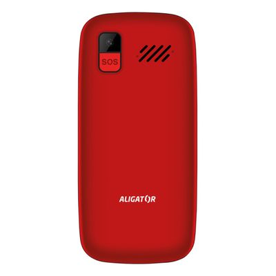 ALIGATOR A770 Senior červený + stolní nabíječka