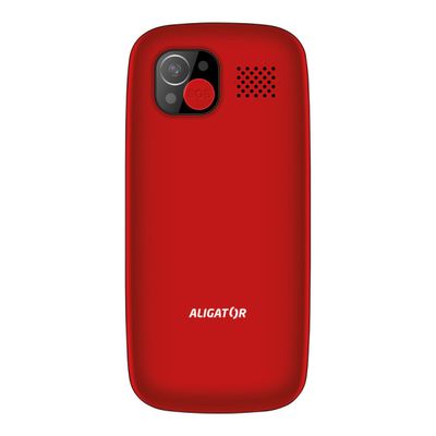 ALIGATOR A775 Senior červený + stolní nabíječka