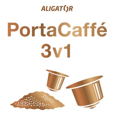 Přenosný kávovar ALIGATOR PortaCaffé 3v1 šedý