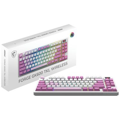 MSI FORGE GK600 TKL WIRELESS Violet