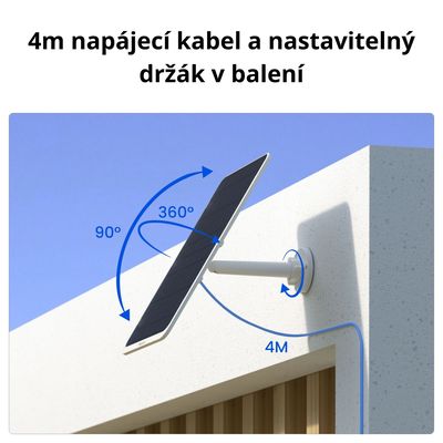 Reolink Solární panel 3 bílý