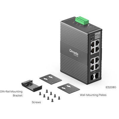 TP-Link IES208G, Průmyslový Easy Switch na DIN lištu