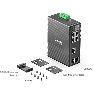 TP-Link IES206G, Průmyslový Easy Switch na DIN lištu
