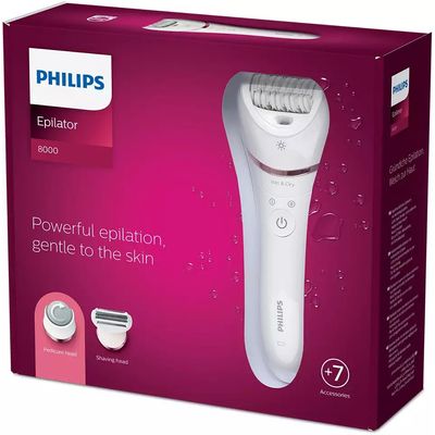 Philips BRE730/10 Epilator Series 8000 Epilátor pro mokré a suché holení