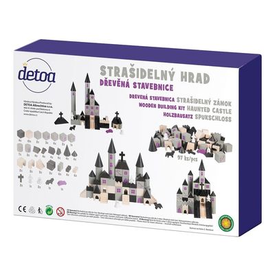Detoa Dřevěná stavebnice Strašidelný hrad