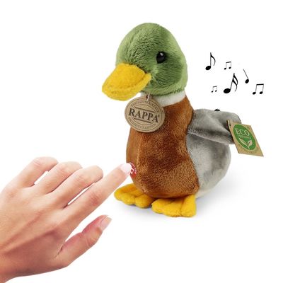 Rappa Plyšová kachna divoká se zvukem 22 cm ECO-FRIENDLY