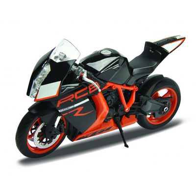 Welly - Motocykl KTM 1190 RC8 R 1:10 černooranžový