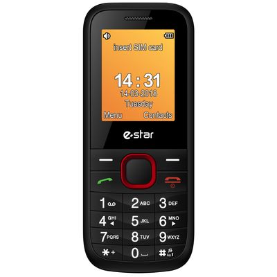 Mobilní telefon eSTAR X18, červený - rozbalené / použité