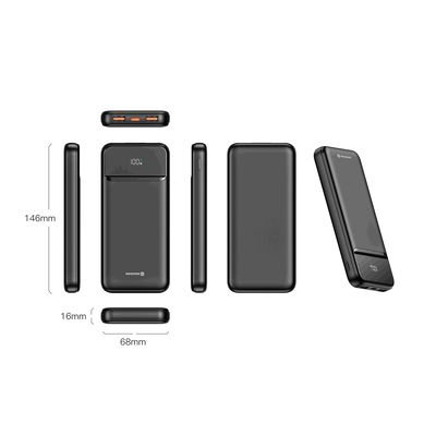 SWISSTEN POWER BANK 10000 mAh POWER LINE II ČERNÁ